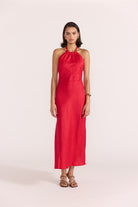 Red Halter dress