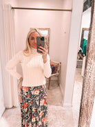 Four Seasons Ribbed Knit Creme Brulee - Tosca & SalomeFour Seasons Ribbed Knit Creme Brulee - Tosca & SalomeFour Seasons Ribbed Knit - Tosca & Salome