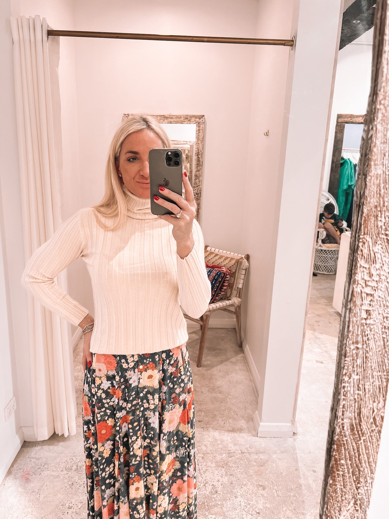 Four Seasons Ribbed Knit Creme Brulee - Tosca & SalomeFour Seasons Ribbed Knit Creme Brulee - Tosca & SalomeFour Seasons Ribbed Knit - Tosca & Salome