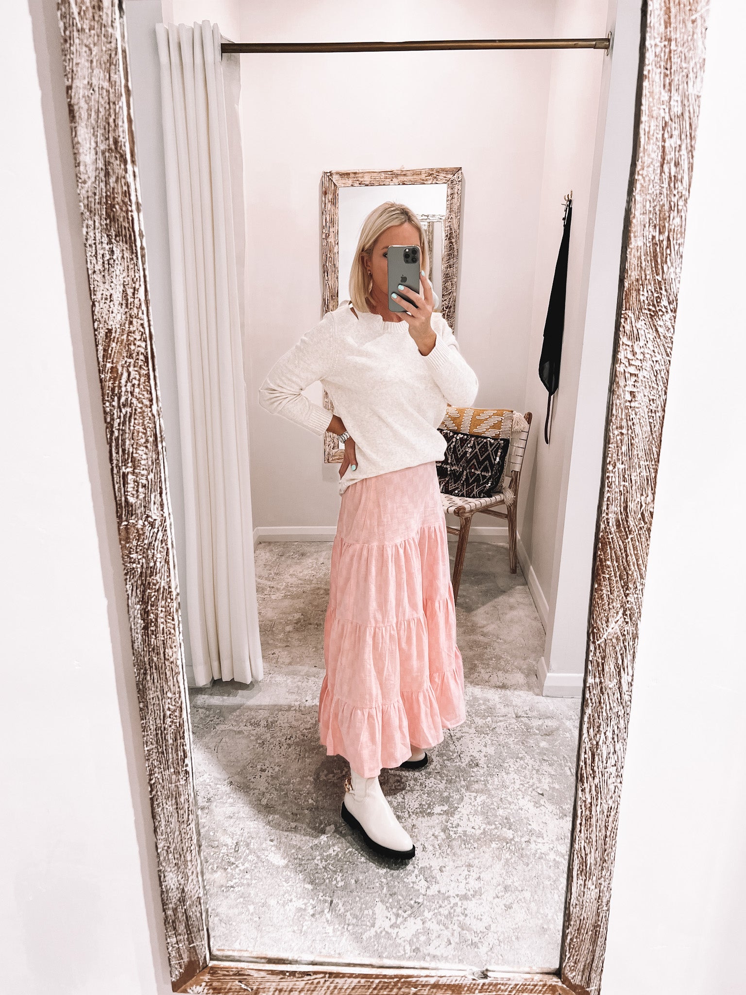 Janey Skirt blush - Tosca & Salome