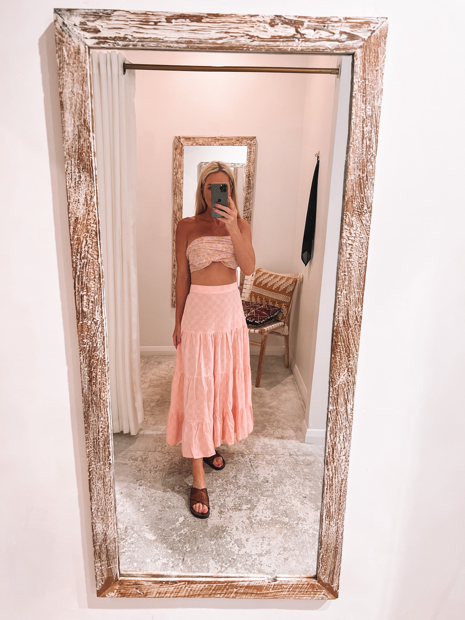 Janey skirt blush - Tosca & Salome