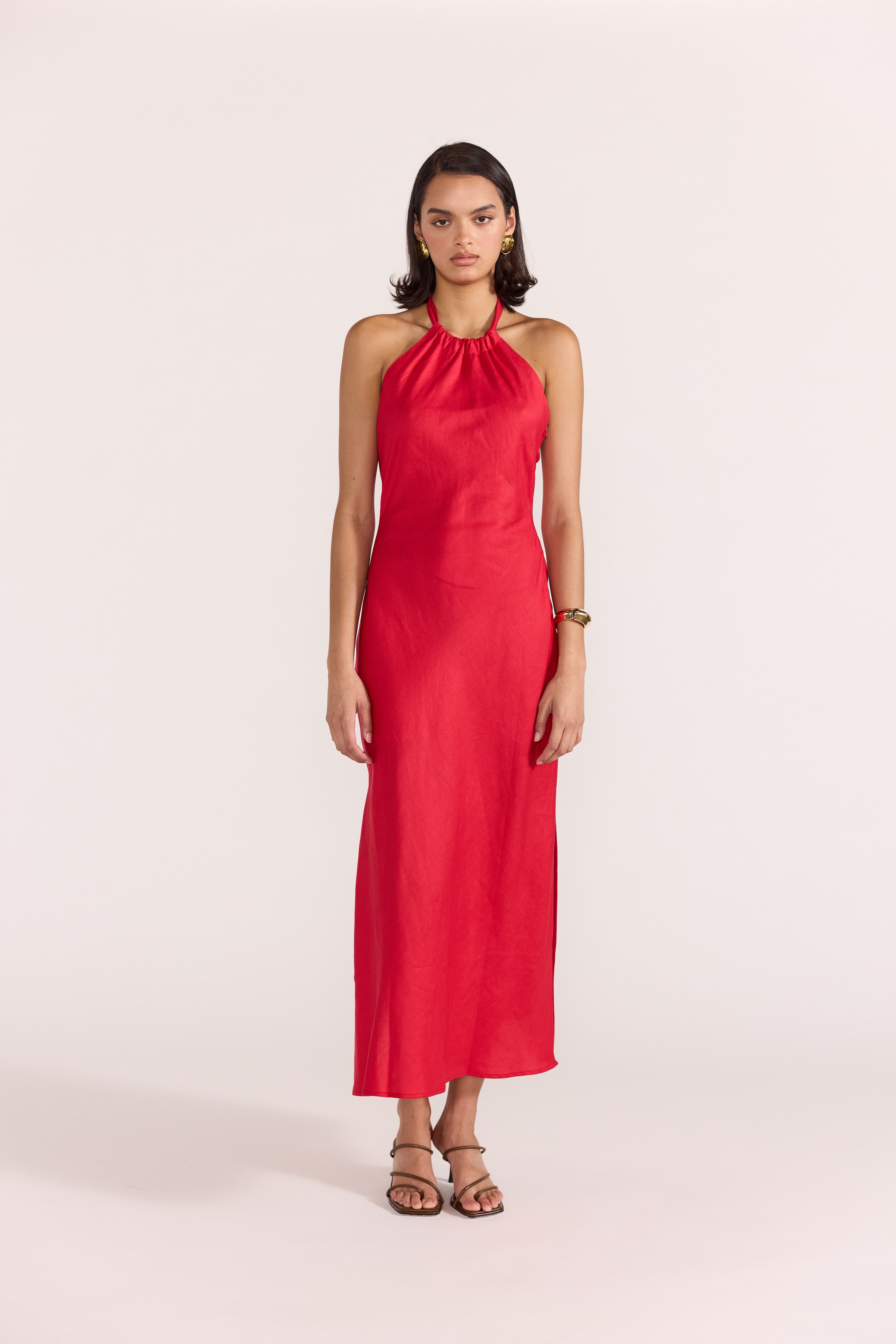 Red Halter dress 