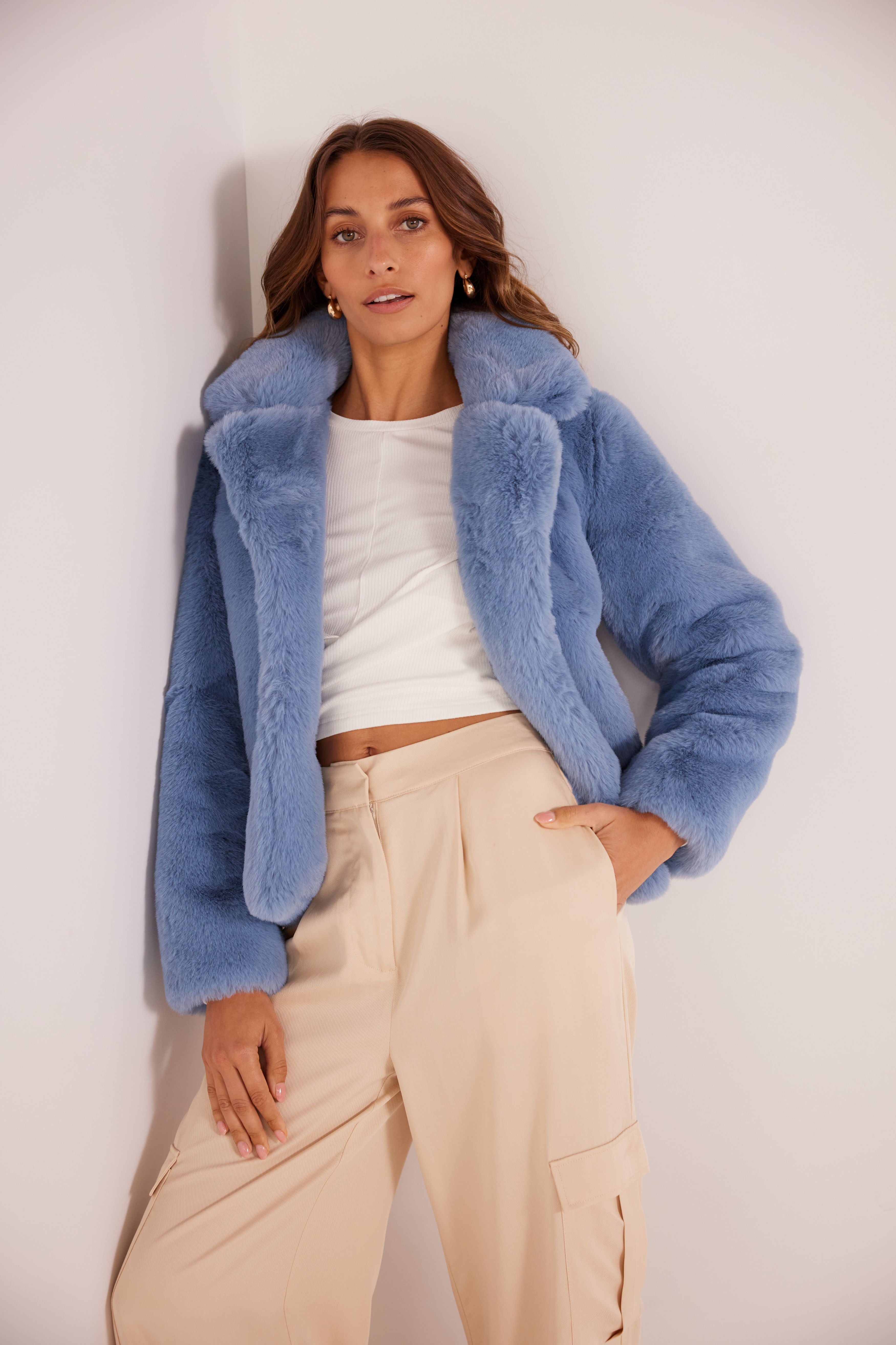 Faux fur zara jacket best sale