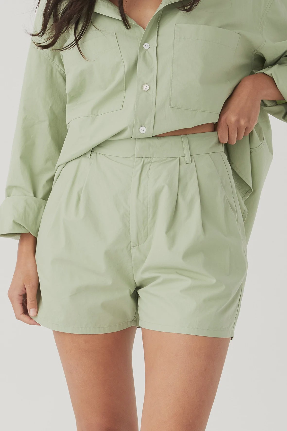 Dylan shorts sage - Arcaa