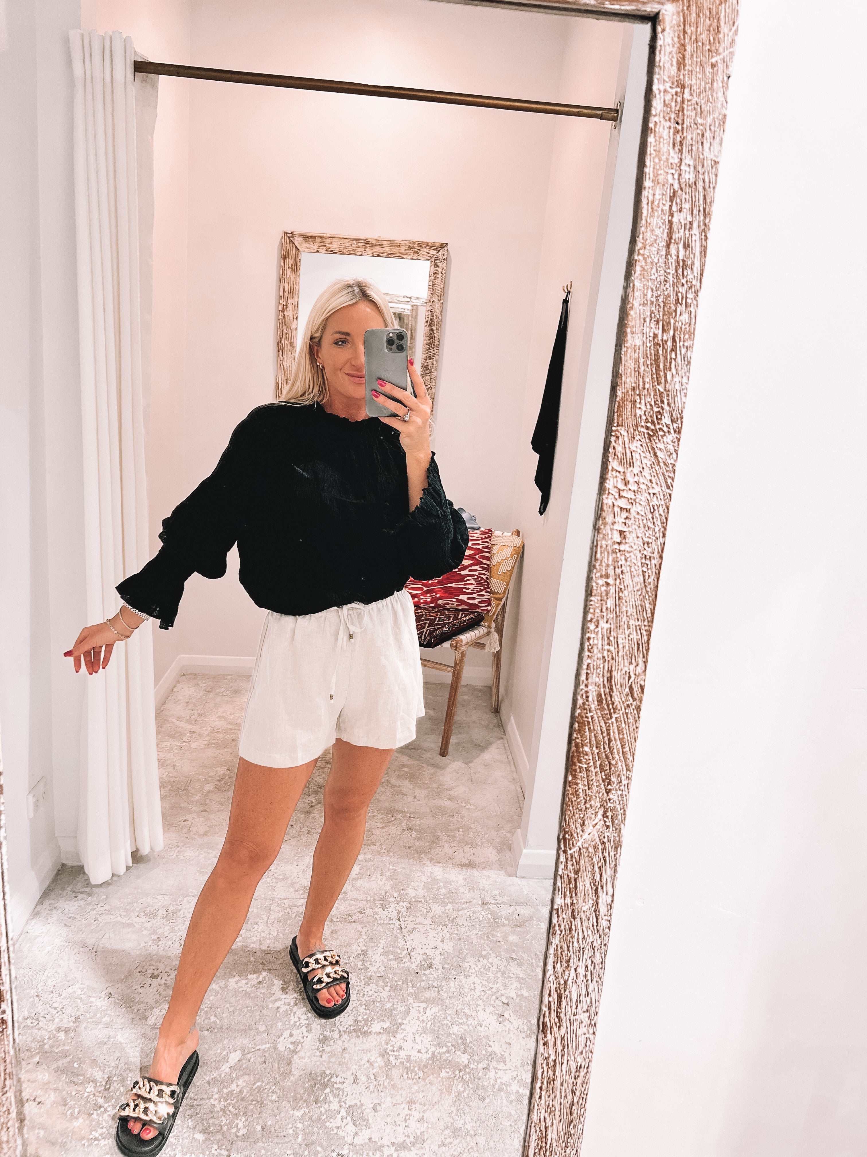 valencia blouse black - tosca and salome