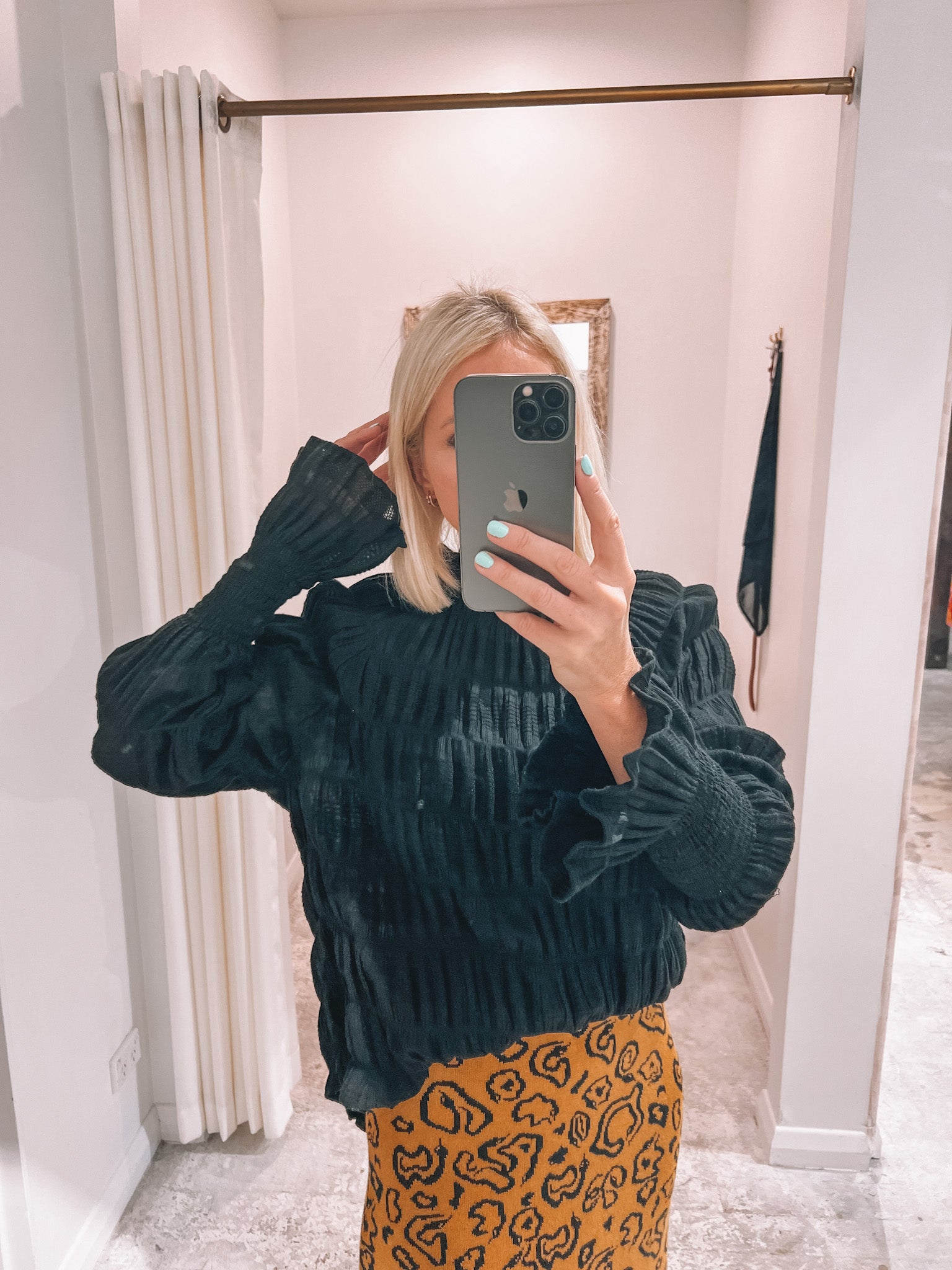 Valencia blouse black - Tosca & Salome