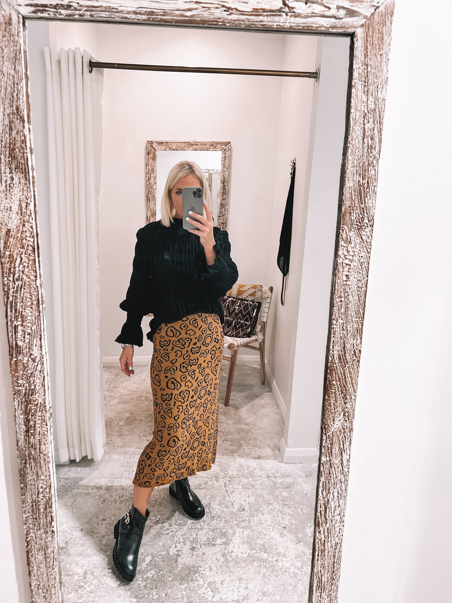 Valencia blouse black - Tosca & Salome