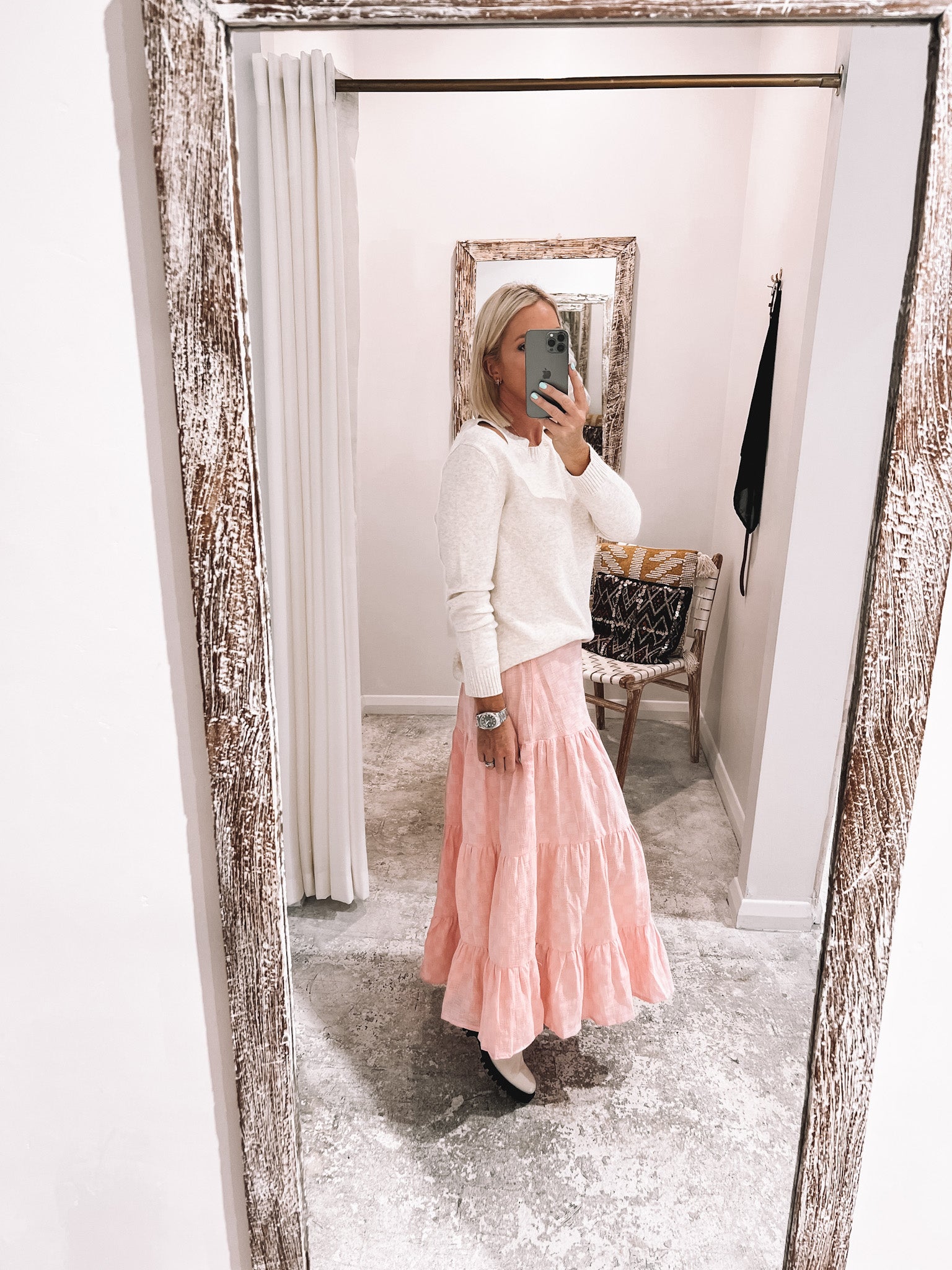 Janey Skirt blush - Tosca & Salome