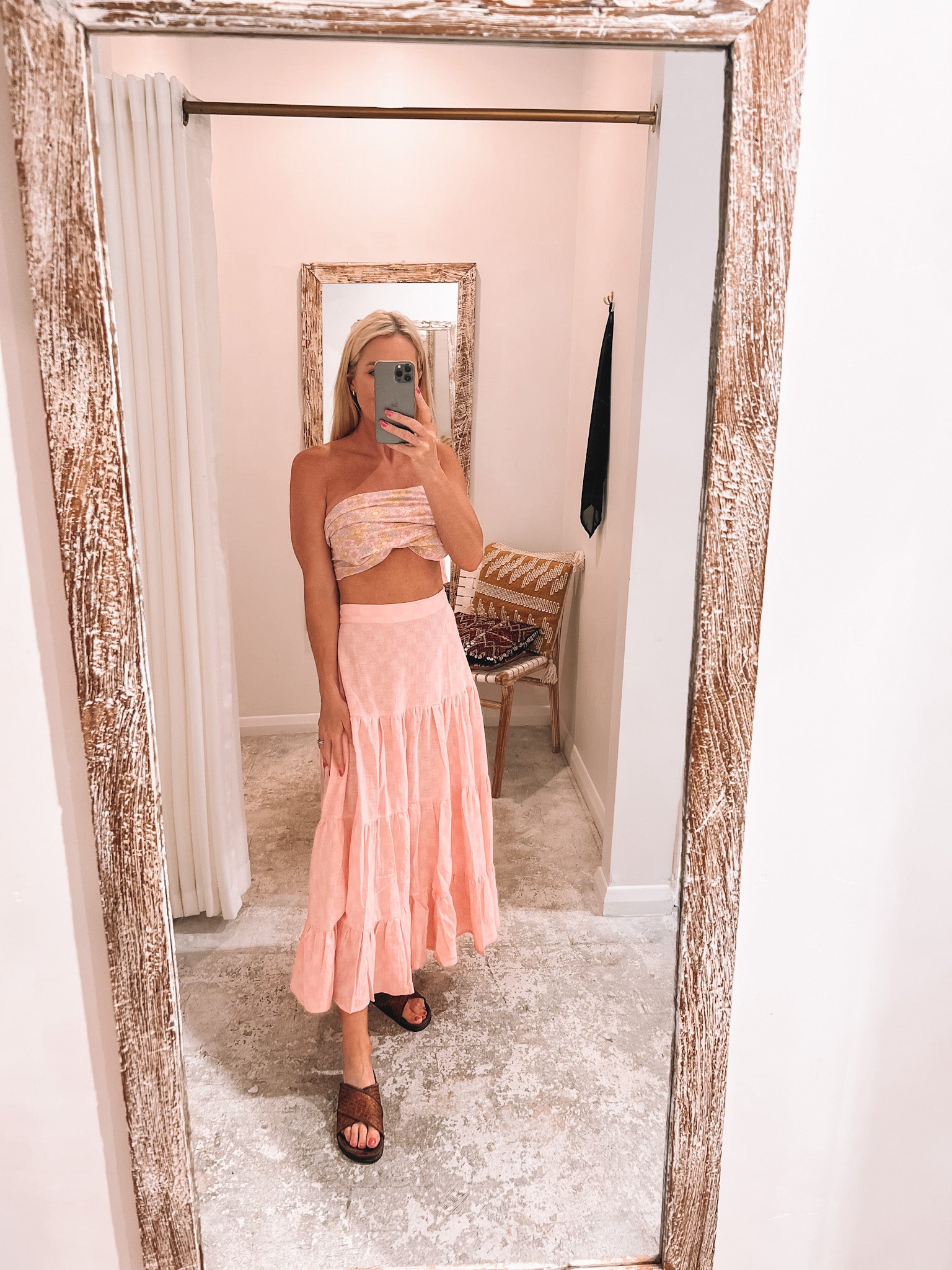 Janey skirt blush - Tosca & Salome