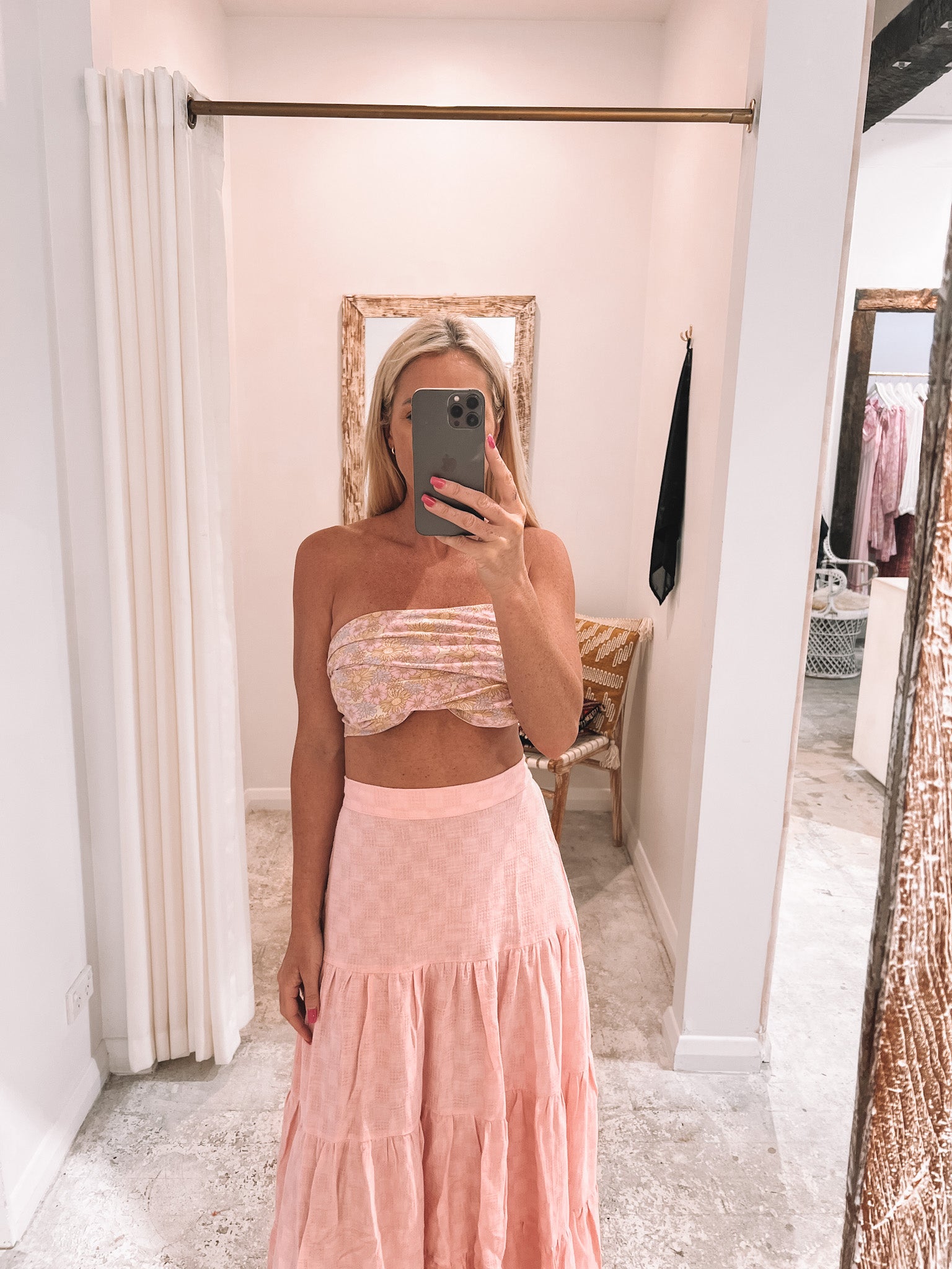 Janey skirt blush - Tosca & Salome